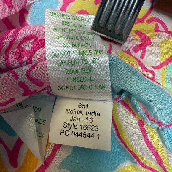 Lilly Pulitzer Amelia Island Tunic Top – Lolita Breakwater Blue, Sz S, EUC - Picture 7 of 10